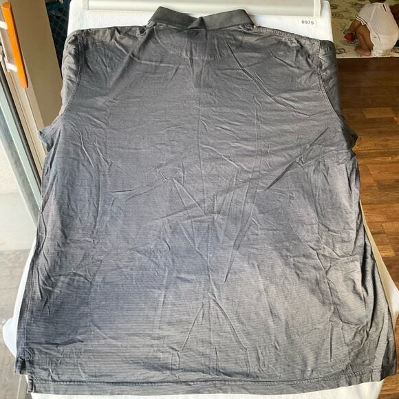 Cambridge Classics Men’s Nice Short Sleeve Polo Shirt Size 2XL, Gray Stripes - Picture 6 of 6